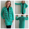 Lacy Summertime Cardigan - Crochet PATTERN - English US Terms - digital pdf
