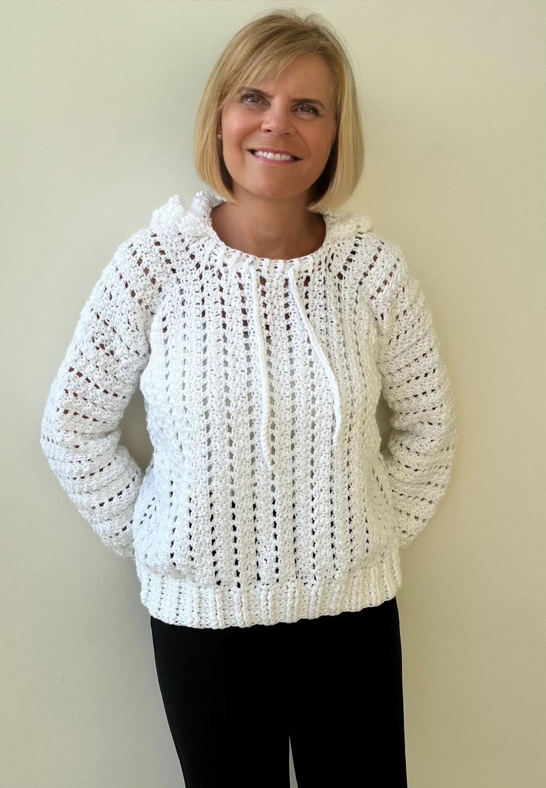 In the Mood for a Hood - Crochet PATTERN - Hoodie - English US terms - pdf