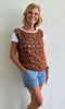 Positive Boho Threads Top - Crochet PATTERN - English US terms - PDF