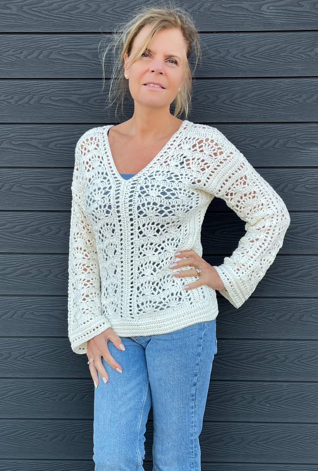 Double Fun Sweaters - Crochet Pattern - English US Terms - digital pdf