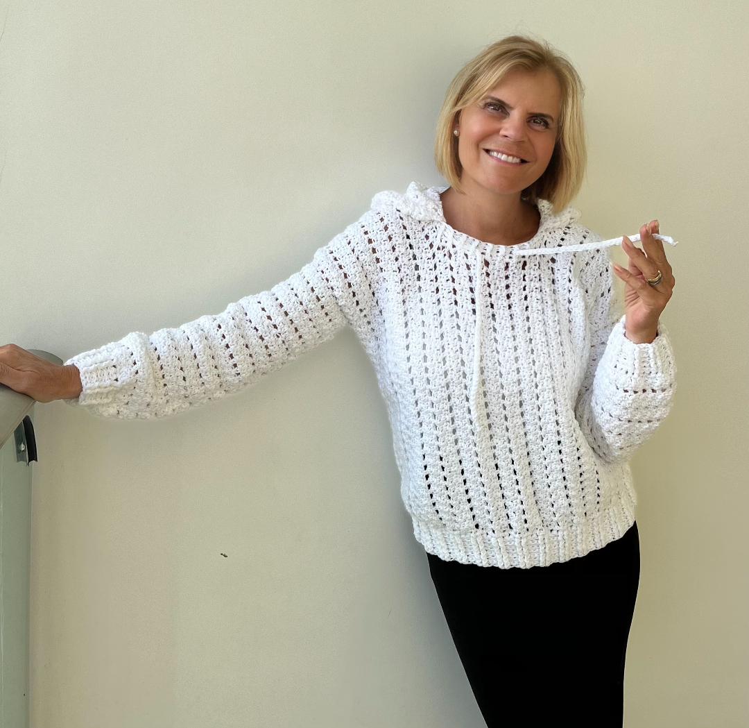 In the Mood for a Hood - Crochet PATTERN - Hoodie - English US terms - pdf
