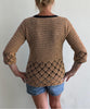 Jenske - The Sweater - Crochet PATTERN - English USA - digital pdf.