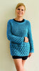 Below The Stars Tunic - Crochet PATTERN - English USA digital pdf file
